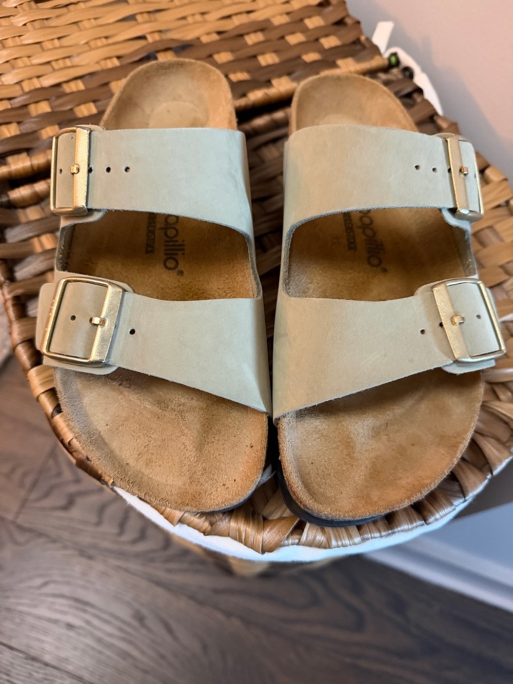 Papillio Birkenstock Black Contoured Footbed Sandal Sole